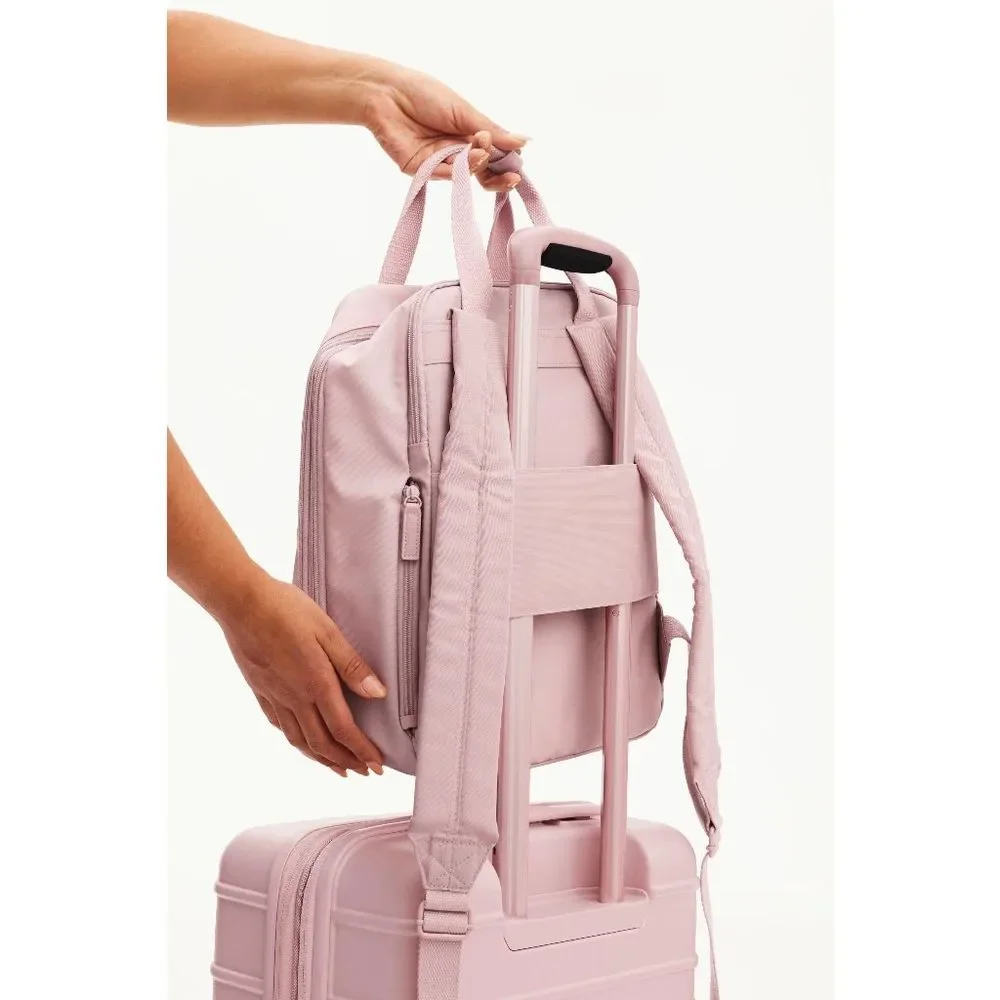 NWT BEIS The Expandable Backpack in Atlas Pink